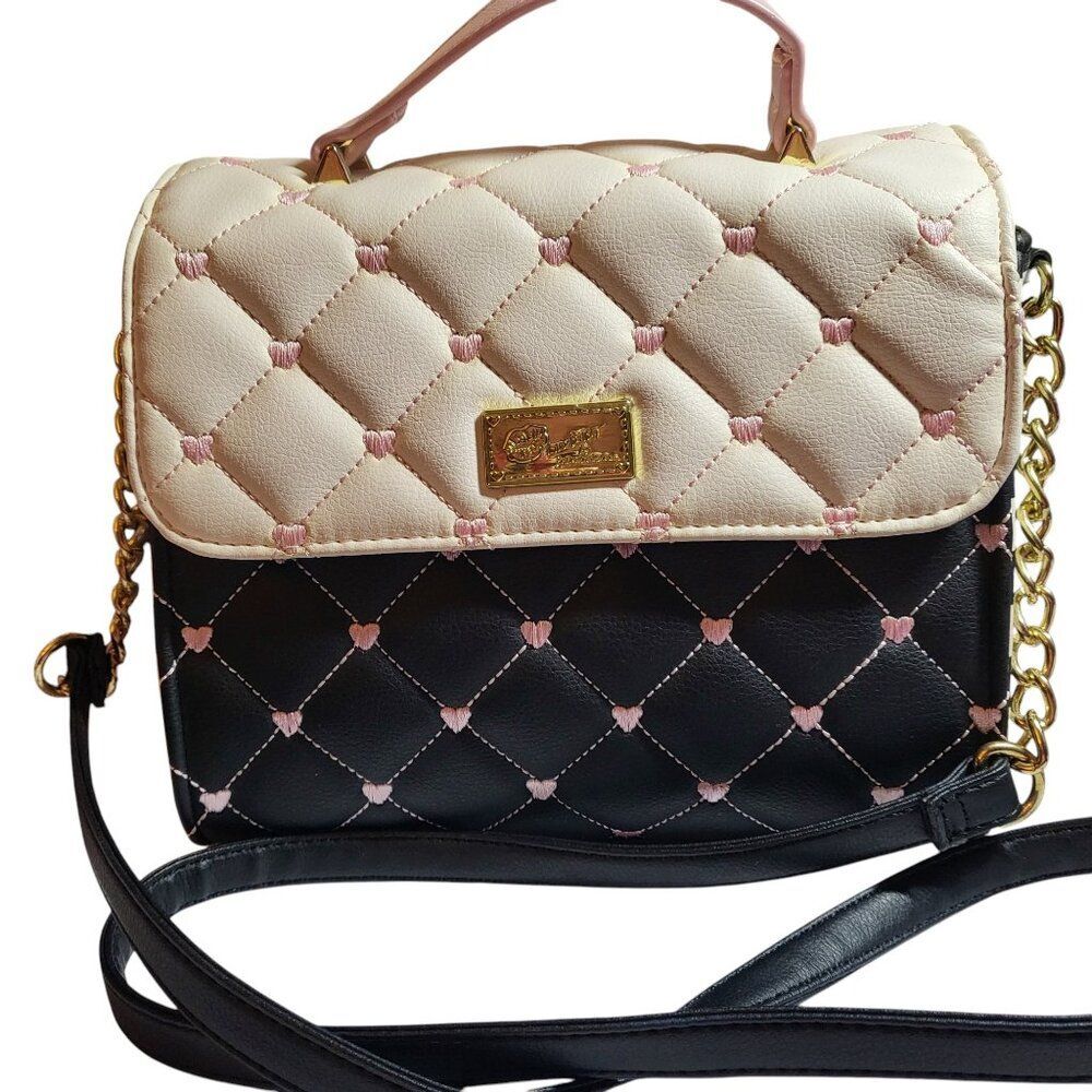 Betsey Johnson Luv Quilted Hand Bag